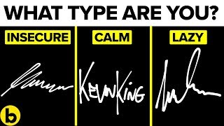 This Is What Your Signature Says About Your Personality