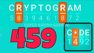 CRYPTOGRAM 459