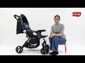 luvlap galaxy stroller folding u0026 unfolding