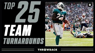 Top 25 Team Turnarounds in NFL History!