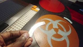 Making DYSTOPIA-19 Biohazard Sign