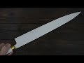 【佐治武士】 柳刃包丁 九寸 270mm） 銀三鋼 鹿角柄~saji takesh yanagba 270mm g3 ginsan stag horn~