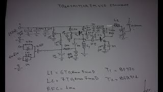 transmitter FM VCO 250 mwatt BF970 BFR91A