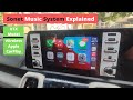 KIA Sonet HTX Model Music System Detailed Explanation | Infotainment System,Wireless Apple Car Play🔥