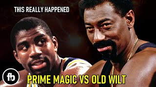 When Magic Johnson Was Challenged By An Old Wilt Chamberlain