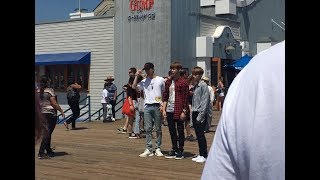 [ Wanna One ] 170822 Wanna One at Santa Monica for Wanna One Go filming - 워너원