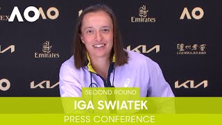Iga Swiatek Press Conference (2R) | Australian Open 2022