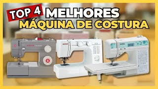 QUAL A MELHOR MÁQUINA DE COSTURA DOMÉSTICA 2025? As 4 Melhores Máquinas para Comprar!