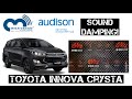 Peredam Suara Innova Crysta - Peningkatan Audio