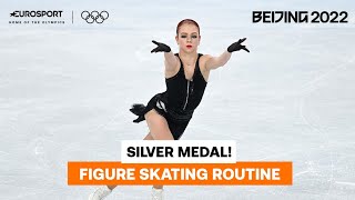 Alexandra Trusova produces best ever score | Silver Medal | 2022 Winter Olympics