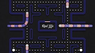 Zona Cacing di Dunia Nyata - Worm Zone Real Life - Maze (Pacman) #4 🐍