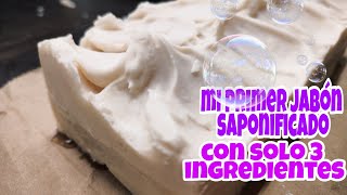 MI PRIMER JABÓN 🧽🧼 SAPONIFICADO EN FRÍO 😍