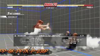 【DOA6】霞 -連続技の元ネタ-