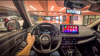 2025 Nissan X-Trail [Rogue] Night (1.5 VC-T MHEV 163 hp) | POV Test Drive  #2268 Joe Black