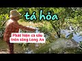 Người dân tá hỏa phát hiện cá sấu khủng trên sông tại Long An