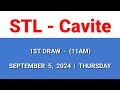 stl cavite 1st draw result today 11am draw result morning philippines september 5 2024 thursday