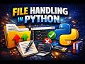 Python File Handling Tutorial 🔥 | Read, Write, Append Explained in English