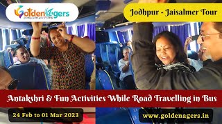 [GoldenAgers.in] Antakshri \u0026 Fun Activities While Road Travelling in Bus