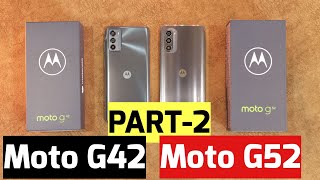 Moto G52 vs Moto G42 ⚡ PART 2 Display Processor Battery