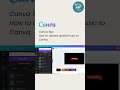 How to upload audio or pre-recorded audio in Canva. #canvatutorial #canvatips  #canvapro
