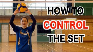 How to control the set【volleyball】