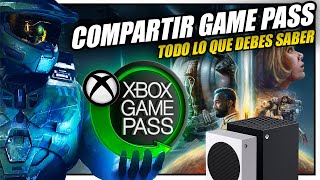 Como COMPARTIR GAME PASS Y VIDEOJUEGOS en Xbox Series S/X & Xbox One