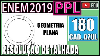 [ENEM 2019 PPL] 180 📘GEOMETRIA PLANA Uma pista circular delimitada por duas circunferências