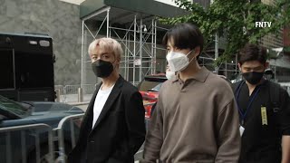 BTS Leaving Korean Counsulat in NYC