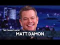 Matt Damon on Co-Writing with Ben Affleck Again Post-Good Will Hunting | The Tonight Show