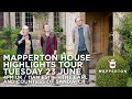 Mapperton House highlights and reflections tour with the Earl and Countess of Sandwich