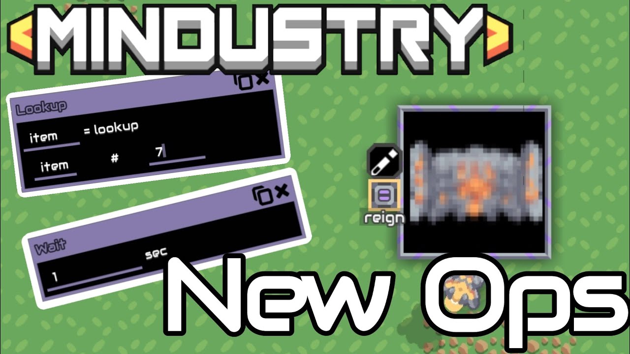 Mindustry V7 New Logic Op S And Code Logic Buff Youtube
