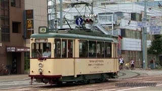 広島電鉄 200形238号(ハノーバー電車) 返却回送 千田車庫→日赤病院前 2013.6