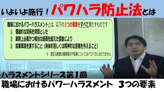 2020年６月施行（大企業）パワハラ防止法とは【ハラスメントシリーズその１HIKARIチャンネル029】