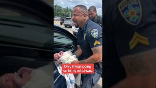 Police officer delivers baby on side of the road #shorts