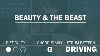 Beauty And The Beast (Ariana Grande & John Legend) | Beginner Guitar Lesson