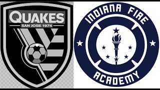 Dallas Showcase MLS NEXT: U14-08 SJ Quakes vs Indiana Fire Academy U13-09