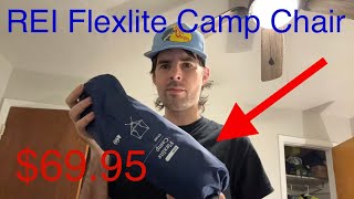 REI Flexlite Camp Chair Regular Hiking Gear Review 2023