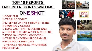 #Reports writing // +2 CHSE English //Top 10 Reports//News paper \u0026 Magazine// ONE SHOT