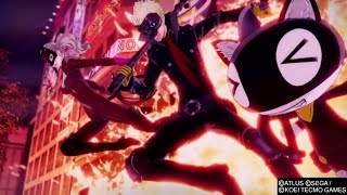 【P5S】怪盗団全員集合!!戦闘シーンがかっこいい!!【ペルソナ５ スクランブル】