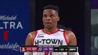 Russell Westbrook | Rockets vs Lakers 2019-20 West Conf Semifinals Game 1 | Smart Highlights