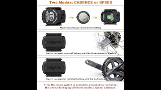 MAGENE S3+ SPEED/CADENCE DUAL MODE SENSOR Installation