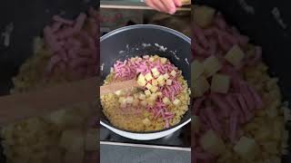 Coquillettes façon risotto jambon fromage ultra bonnes