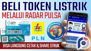 Jual token listrik melalui Radar Pulsa