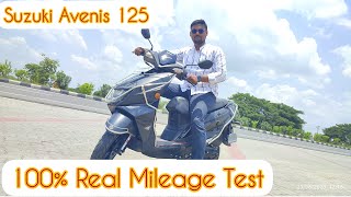 AVENIS 125 MILEAGE TEST TAMIL, 100% original Fuel Test Video, Real Mileage