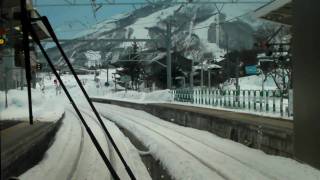 JR大糸線　白馬大池駅～白馬駅　前面展望