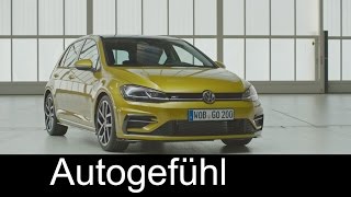 VW Golf 7 Facelift Driving shots/Exterior/Interior 2018 VII - Autogefühl