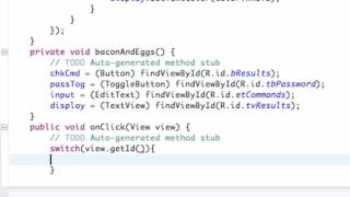 Android Application Development Tutorial 34 Implementing Classes for Better Programming 720p 30f
