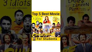 5 Movies You must be  Watch | Best 5 Bollywood Movies for Students | Nitish Dilation #shorts
