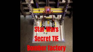 Star Wars Secret Tie Bomber Manufacturing Facility Diorama #starwars #tiebomber #tiefighter #スターウォーズ