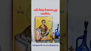 കീറിമുറിക്കപ്പെട്ട ശരീരം - വിശുദ്ധൻ സംസാരിക്കുന്നു #shortvideo #shortsvideo #shorts #short